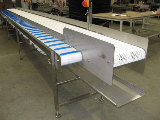 Industrial belts in the food industry
